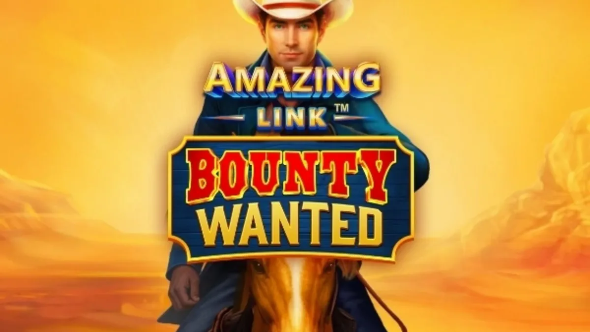 Amazing Link Bounty Wanted স্লট গেমের মরুভূমি এবং গানস্লিঙ্গার থিমযুক্ত ইন্টারফেস